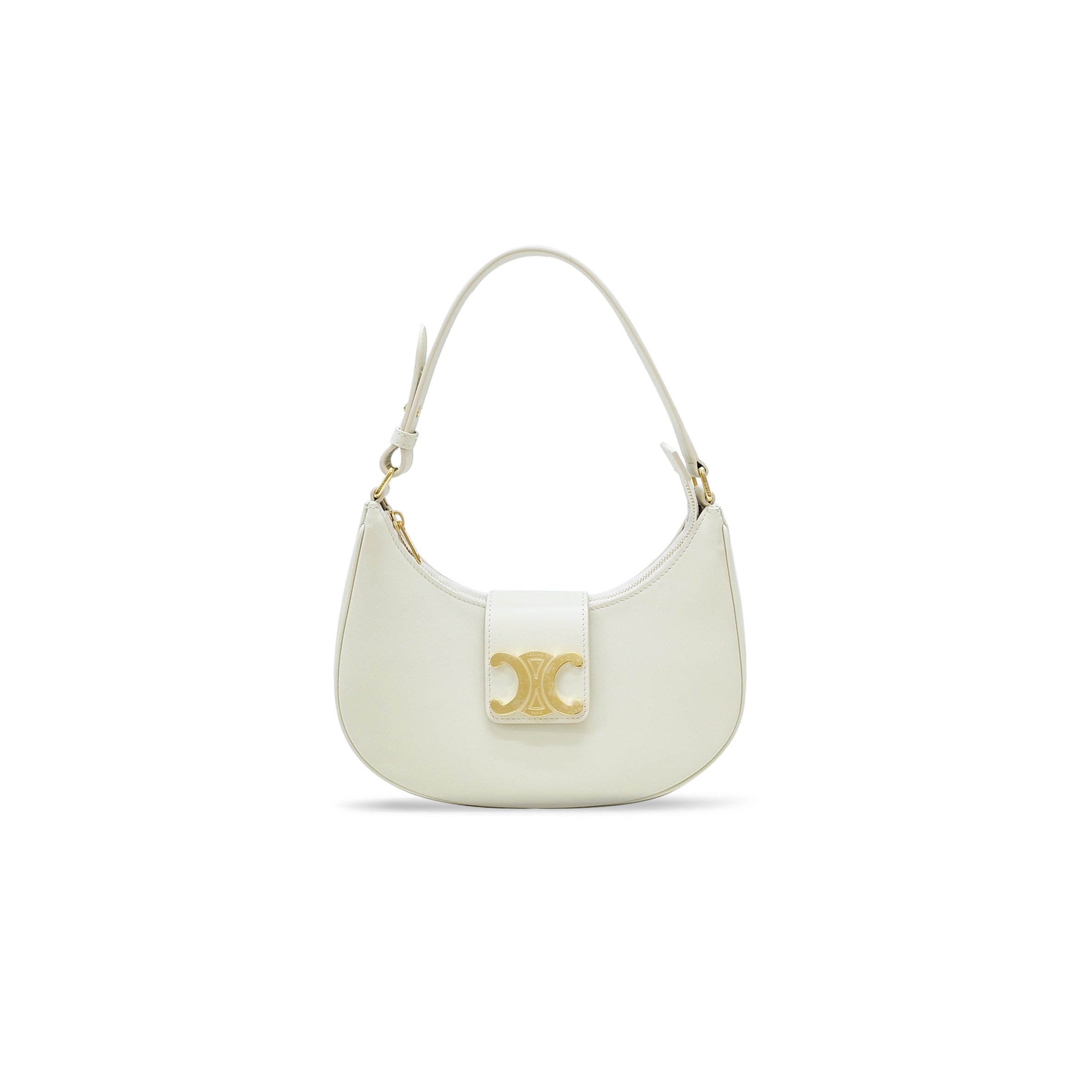 CELINE MEDIUM AVA TRIOMPHE BAG IN TRIOMPHE COWHIDE 114492BZJ.04LA (23*13.5*6cm)